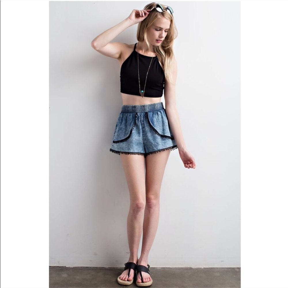 Women's Blue Jean Shorts